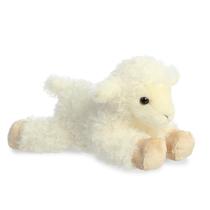 Mini flopsie adorável de bicho de pelúcia Aurora Luna Lamb