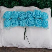 Mini Flor Rosa Florezinhas de EVA C/144 Peças Artesanato Lembrancinha Buquê - CR6745