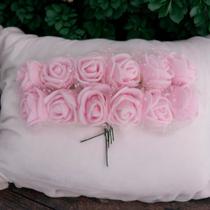 Mini Flor Rosa Florezinhas de EVA C/144 Peças Artesanato Lembrancinha Buquê - CR6745