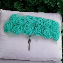 Mini Flor Rosa Florezinhas de EVA C/144 Peças Artesanato Lembrancinha Buquê - CR6745