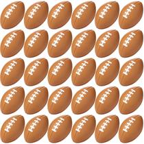 Mini Foam Sports Ball Blulu, 30 pacotes de futebol marrom