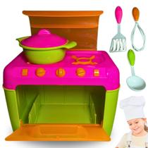 Mini fogão Brinquedo Presente Cozinha infantil Acessórios Criatividade Imitação Chef mirim