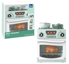 Mini Fogão de Brinquedo Interativo Com Acessórios - Luz e Som - Mini Chef de Cozinha Fênix - LKC-990