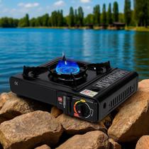 Mini Fogão Regulável Para Uso Em Lazer E Pesca