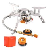 Mini Fogareiro Automático portátil + Adaptador P Gás De Tubo