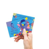 Mini folheto Abril Azul - Conscientização do Autismo