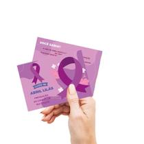 Mini folheto Abril Lilás - Prevenção ao cancêr de testiculo