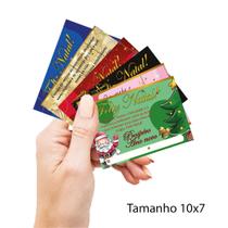 Mini folheto Natal Boas festas Agradecimento ao cliente