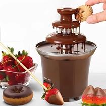 Mini Fonte Fondue Cascata Chocolate Torre Portátil Derretido Mini Fonte Fondue Cascata Chocolate Torre Portátil Derretido