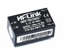 Mini Fonte Hi Link HLK-PM12 110-220VAC 12VDC para Eletrônica