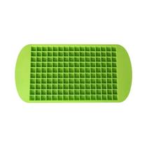 Mini Forma De Gelo Dobrável De Silicone Com 160 Cubos, Molde Pequeno Quadrado Para Fazer Gelo