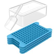 Mini Forma de Gelo FDDBI 4pcs com Recipiente de Armazenamento 13x22cm