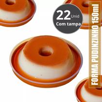 Mini forma de pudim Forneável, 22 unid para 1 receita capacidade 150ml