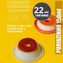 Mini forma de pudim Forneável, 22 unid para 1 receita capacidade 150ml Mini forma de pudim Forneável, 22 unid para 1 receita capacidade 150ml