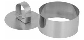 Mini Forma Modeladora Redonda Em Inox P/ Bolo, Pavê E Pudim Mini Forma Modeladora Redonda Em Inox P/ Bolo, Pavê E Pudim