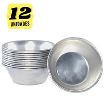 Mini Forma Para Empadas E Salgados Kit Com 12 Assadeiras Nº 4 Em Alumínio - Global House Alumínio