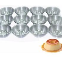Mini Forma Pudim de Alumínio 80ml Kit com 12 ou 24 unidades