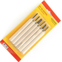 Mini Formão entalhes 6 peças Mini Formão entalhes 6 peças