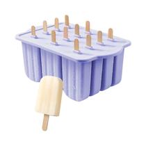 Mini Formas De Silicone Para Picolé Com Palitos De Madeira Ferramentas Para Fazer Sorvete De Verão