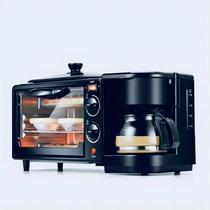 Mini Forno 3 Em 1 Cafeteira Grelha Multifuncional Compacto Elétrico