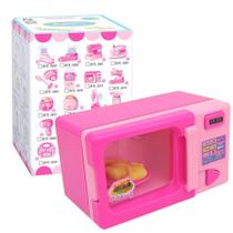 Mini forno de microondas de simulação elétrica Toy para crianças Mini forno de microondas de simulação elétrica Toy para crianças