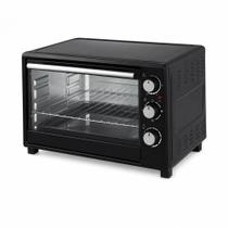 Mini Forno Elétrico 21L 1200W 110V para Assar e Aquecer Alimentos com Porta de Vidro Grade e Bandeja Mini Forno Elétrico 21L 1200W 110V para Assar e Aquecer Alimentos com Porta de Vidro Grade e Bandeja