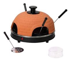 Mini Forno Eletrico De Pizza Portatil 127V - 4 Bocas