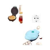 Mini Forno Elétrico para Sanduíches, Waffles e Biscoitos