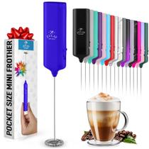 Mini Forno Elétrico Portátil e Espumador de Leite Zulay Kitchen - Azul Royal