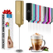 Mini forno elétrico portátil Milk Frother Zulay Kitchen Gold