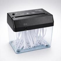 Mini Fragmentadora de Papel Portátil Automática USB ou Pilhas para Mesa Mini Fragmentadora de Papel Portátil Automática USB ou Pilhas para Mesa
