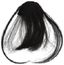 Mini Franja Curta Fina Tic Tac Fibra Japonesa Sintética Exte