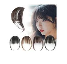 Mini Franja Curta Fina Tic Tac Sintética Preto