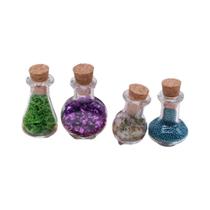 Mini Frascos De Vidro Com Rolha 4 Peças/Conjunto Decoração De Halloween Garrafa De Poção Mágica Mini Frascos De Vidro Com Rolha 4 Peças/Conjunto Decoração De Halloween Garrafa De Poção Mágica