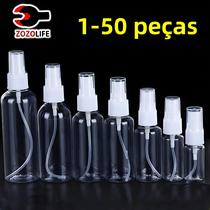 Mini Frascos Spray Recarregáveis 10/30/60/100ml Atomizador De Perfume Plástico Portátil Transparente
