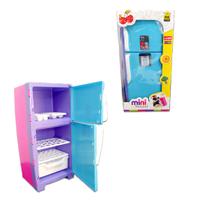 Mini freezer cor Azul com Acessórios de Brinquedo