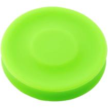 Mini Frisbee de Silicone Verde - Flexível e Portátil