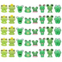 Mini Frog Frog Resin NQEUEPN, 40 unidades, 8 estilos, verdes Mini Frog Frog Resin NQEUEPN, 40 unidades, 8 estilos, verdes