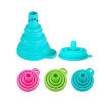 Mini Funil de Silicone Colorido Cozinha