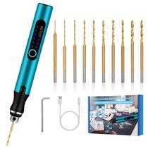 Mini furadeira sem fio Color recarregável de 3 velocidades com brocas