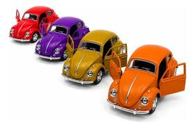 Mini Fusca Colecionável De Metal - Diversas Cores Premium Diversas Cores