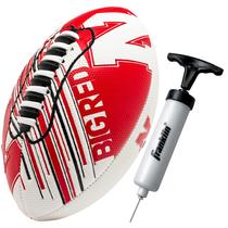 Mini Futebol Franklin Sports Nebraska Cornhuskers - 8,5" - Fácil Empunhadura