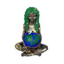 Mini Gaia Escultura Decorativa Enfeite Mãe Terra Wicca