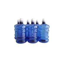 Mini Galão Squeeze de 1 Litro Azul - Kit com 6 Unidades - Casa do Garrafão