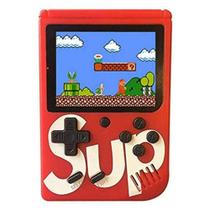 Mini Game Clássico Portátil Com 400 Jogos Vermelho - Sup