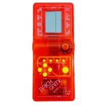 Mini Game Portátil 9999 Jogos 1 Brinquedo TETRIS vermelho