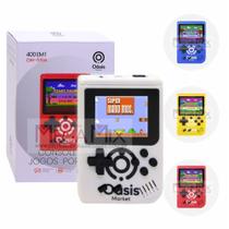 Mini Game Retrô 400 em 1 OIH-5914 - Oásis Cores enviadas de acordo com a disponibilidade em estoque