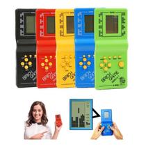 Mini Game Retrô Brick Game Portátil 9999 Jogos In 1 Nostalgia Diversão Garantida Super Jogo de Blocos Cobrinha Sapinho Á Pilhas Cores Sortidas