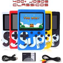 Mini Game Retrô Console Portátil com 400 Jogos Clássicos Embutidos Diversão em Qualquer Lugar