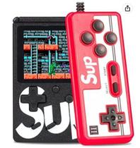 Mini Gamebox Portátil 400 Jogos Clássicos Sup Vermelho